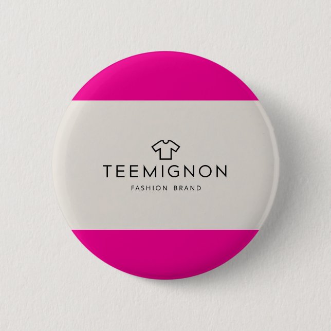 Badge TeeMignon – Trop cute pour être vrai ! (Devant)