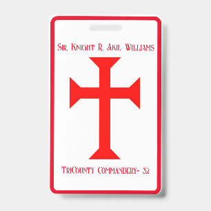 Badge  Templier