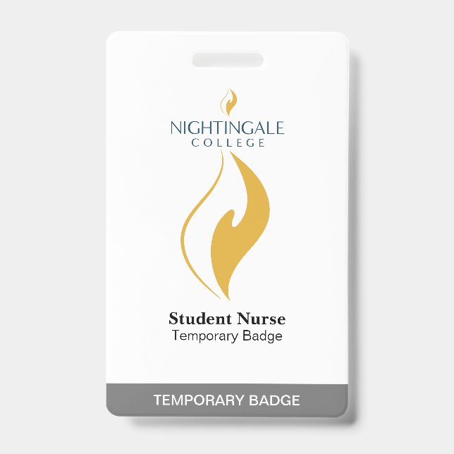 Badge temporaire (Avant)