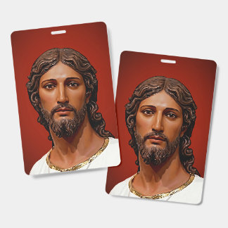 Badge Tête du Christ par Mark Edward Westerfield d'après