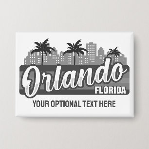 Badge Texte personnalisé Orlando Floride