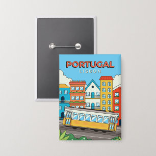 Badge Texte personnalisé Portugal
