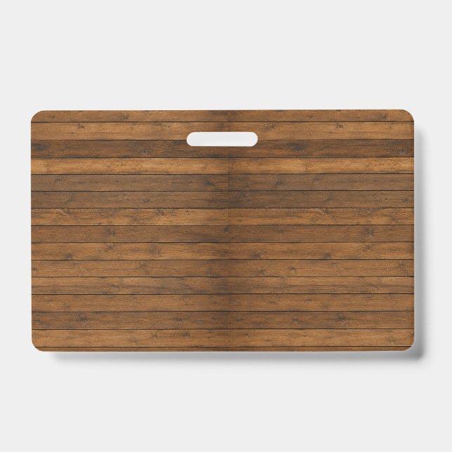 Badge Texture en bois (Avant)