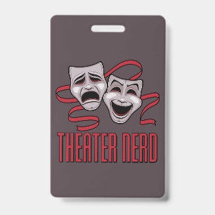 Badge Théâtre de Comédie et de Tragédie Nerd