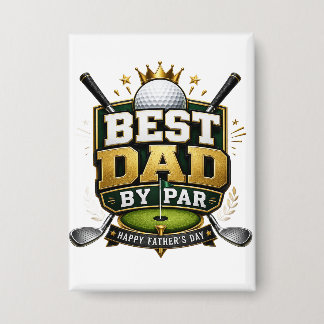 Badge Thème « Meilleur papa au par »