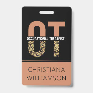 Badge Thérapeute sur mesure OT