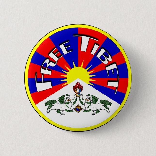 Badge Tibet libre (Devant)