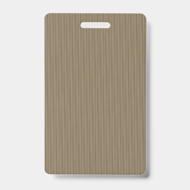 Badge Tissu Brown avec un motif vertical extensible de (Avant)