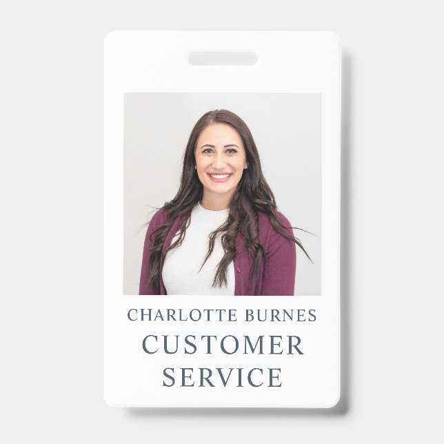 Badge Titre du nom de la photo (Face)