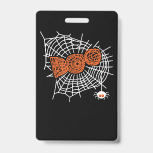 Badge Toile d'araignée Boo Drôle Toile d'araignée Mignon
