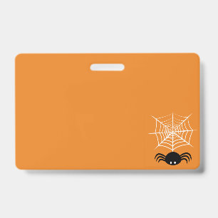 Badge Toile d'araignée Halloween