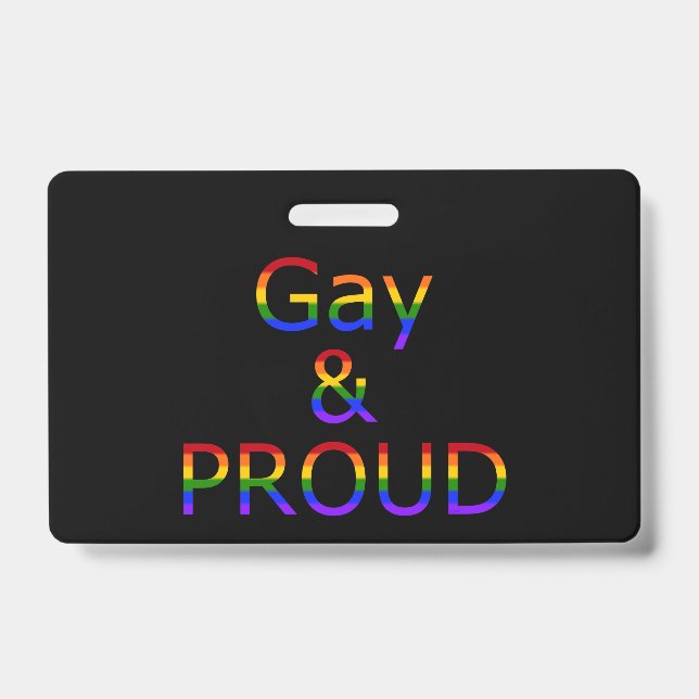 Badge Tomber gay et fier (Avant)