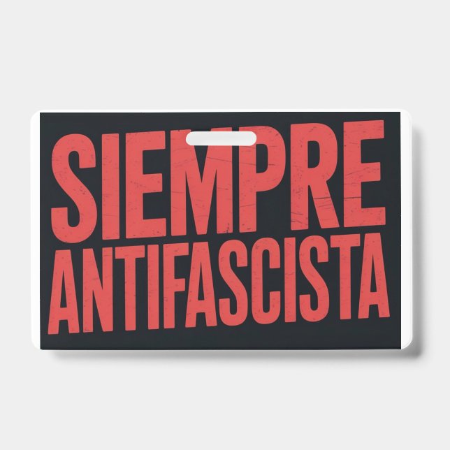 Badge Toujours Antifasciste (Avant)