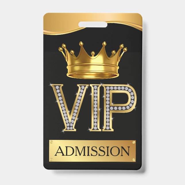 Badge tour de cou VIP (Avant)