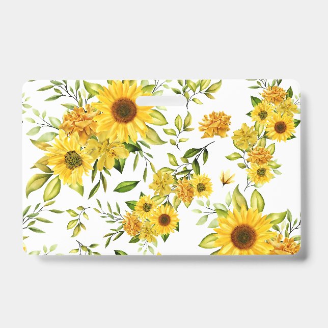 Badge Tournesol 8 (Avant)