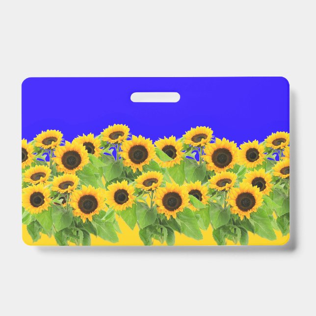 Badge Tournesols Jaunes (Avant)