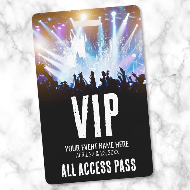 Badge Tous les accès VIP (All Access VIP Badge)