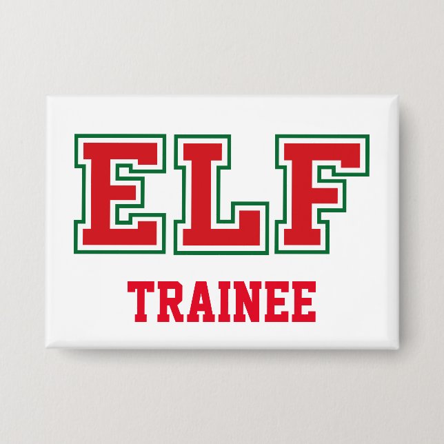 Badge TRAINEE Christmas ELF (Recto)