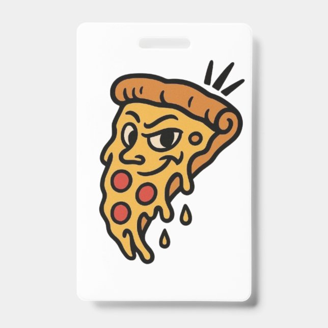 Badge 🍕 Tranche de pizza impertinente (Avant)