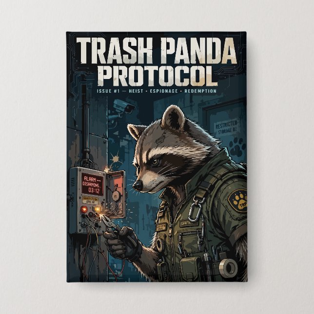 Badge Trash Panda Protocol (Recto)