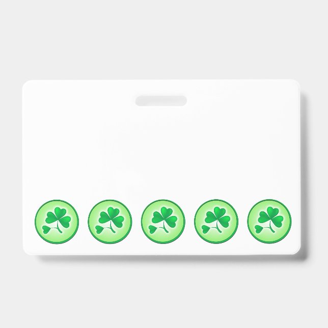 Badge Trèfle (Avant)
