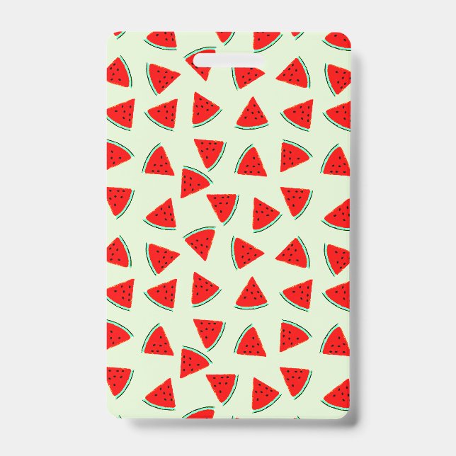 Badge Triangles de pastèque (Avant)