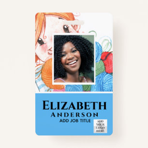 Badge TRICOT VIP PASS employé PHOTO ID