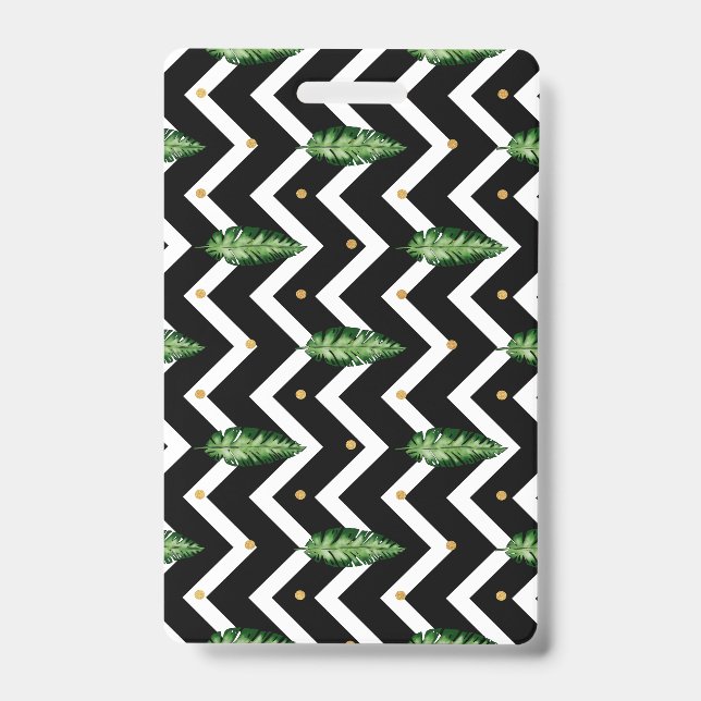 Badge Tropical Floral Vines (Avant)