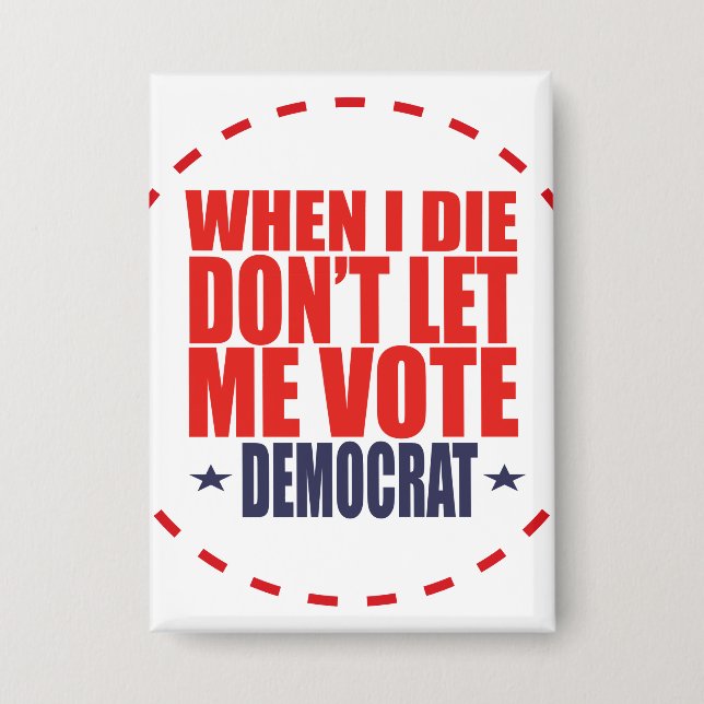 Badge Trump 2024 Drôle Gag Cadeau (Recto)