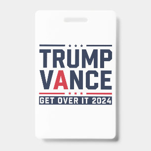 Badge Trump a gagné l'élection présidentielle 2024 Trump
