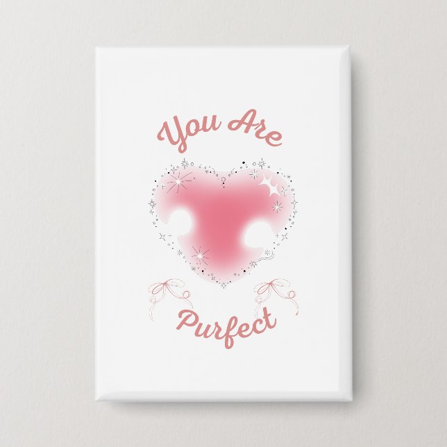 Badge tu es parfait (Recto)