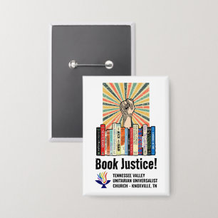 Badge TVUUC - Livre Justice!