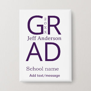 Badge Typographie de graduation moderne simple minimale 