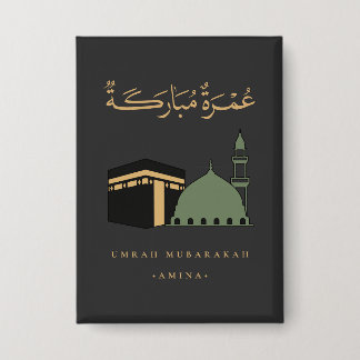 Badge Umrah Mubarakah personnalisée