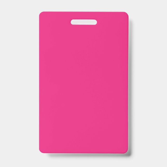 Badge un arrière - plan rose avec une bordure noire (Avant)