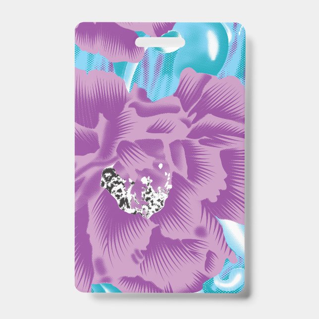 Badge Un design de textile vibrant mettant en vedette du (Avant)