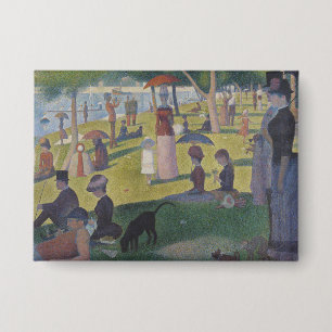 Badge Un dimanche à La Grande Jatte, Georges Seurat 1884