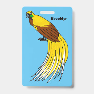 Badge Un petit oiseau de paradis