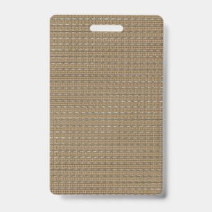 Badge Une image rapprochée montrant un tissu avec un an