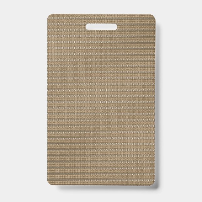 Badge Une image rapprochée montrant un tissu avec un an  (Avant)