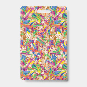 Badge Une pièce d'art moderne vibrant mettant en vedette