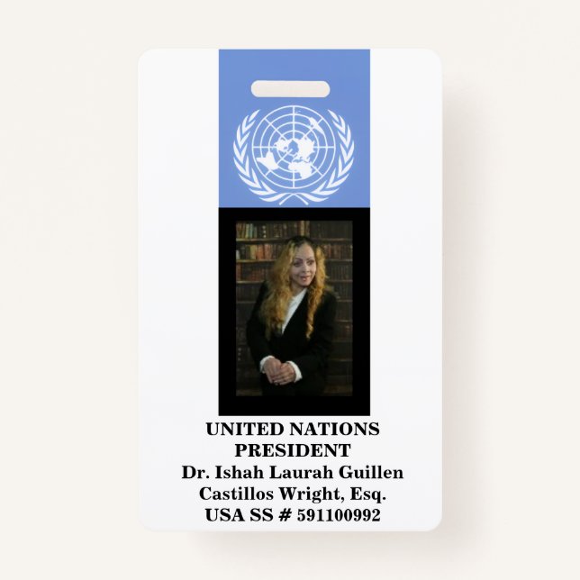 BADGE #UNITEDNATIONS (Devant)