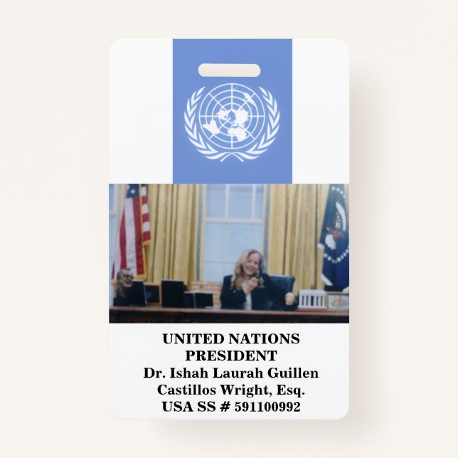 BADGE #UNITEDNATIONS (Devant)