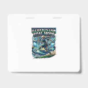 Badge Uzbekistan Mode de but squelette attaquant Nations