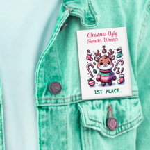 Vainqueur de rennes de Noël moche 1ère place