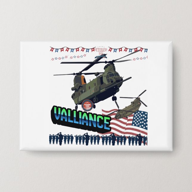Badge Valliance blanc  (Recto)
