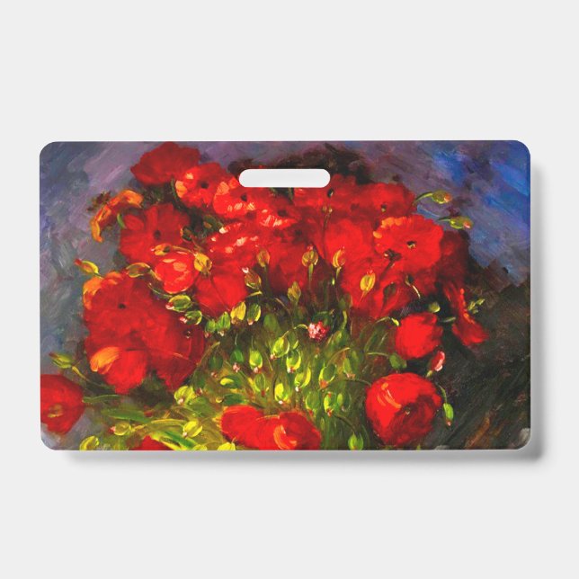 Badge Van Gogh Red Poppies (Avant)