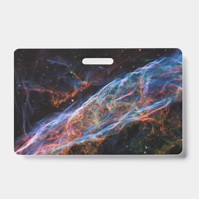 Badge Veil Nebula Supernova Reste Télescope Hubble (Avant)
