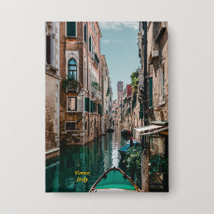 Badge Venise Italie La Ville Flottante