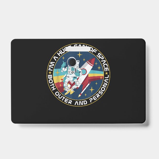 Badge Ventilateur De L'Espace À La Fois Extérieur Et Per (Avant)